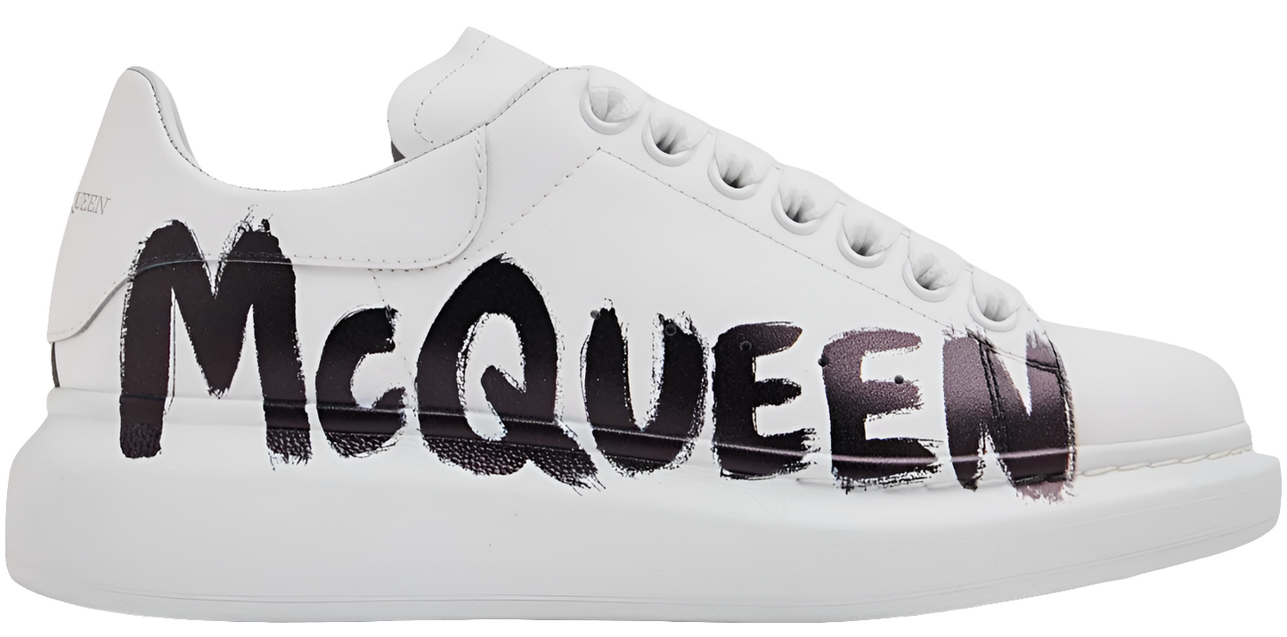 Alexander McQueen Graffiti Blancas